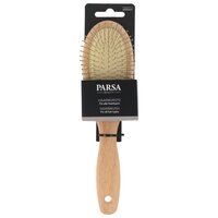 Perie de par mare din lemn cauciuc - pini metal, 1 bucata, Parsa