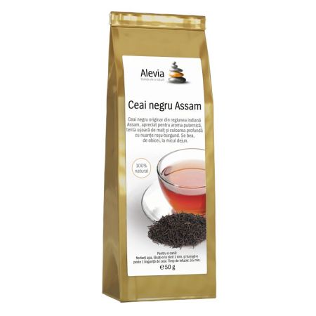 Ceai negru Assam, 35 g, Alevia
