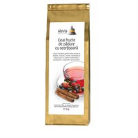 Ceai fructe de padure cu scortisoara, 35 g, Alevia 