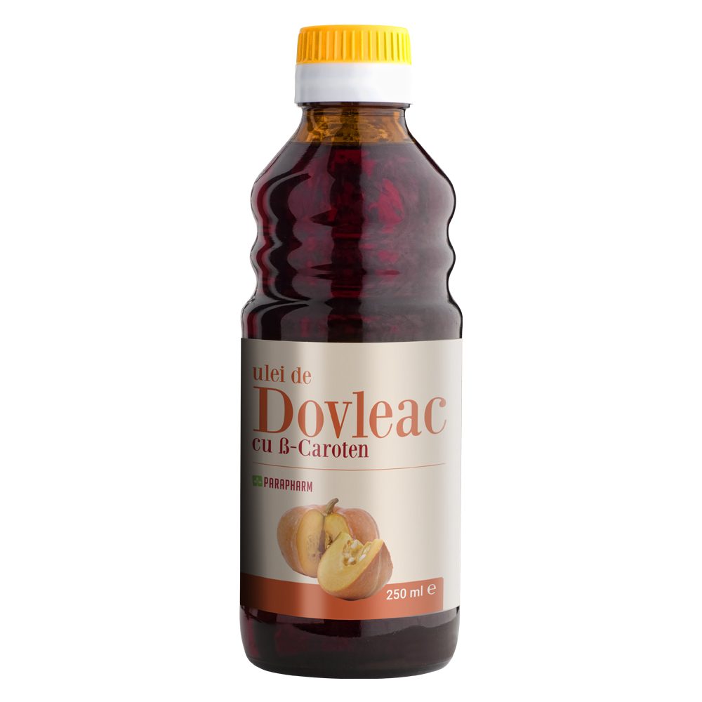 Ulei de Dovleac Beta-caroten, 250 ml, Parapharm