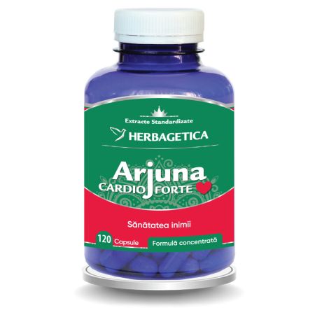 Arjuna Cardio Forte, 120 capsule, Herbagetica