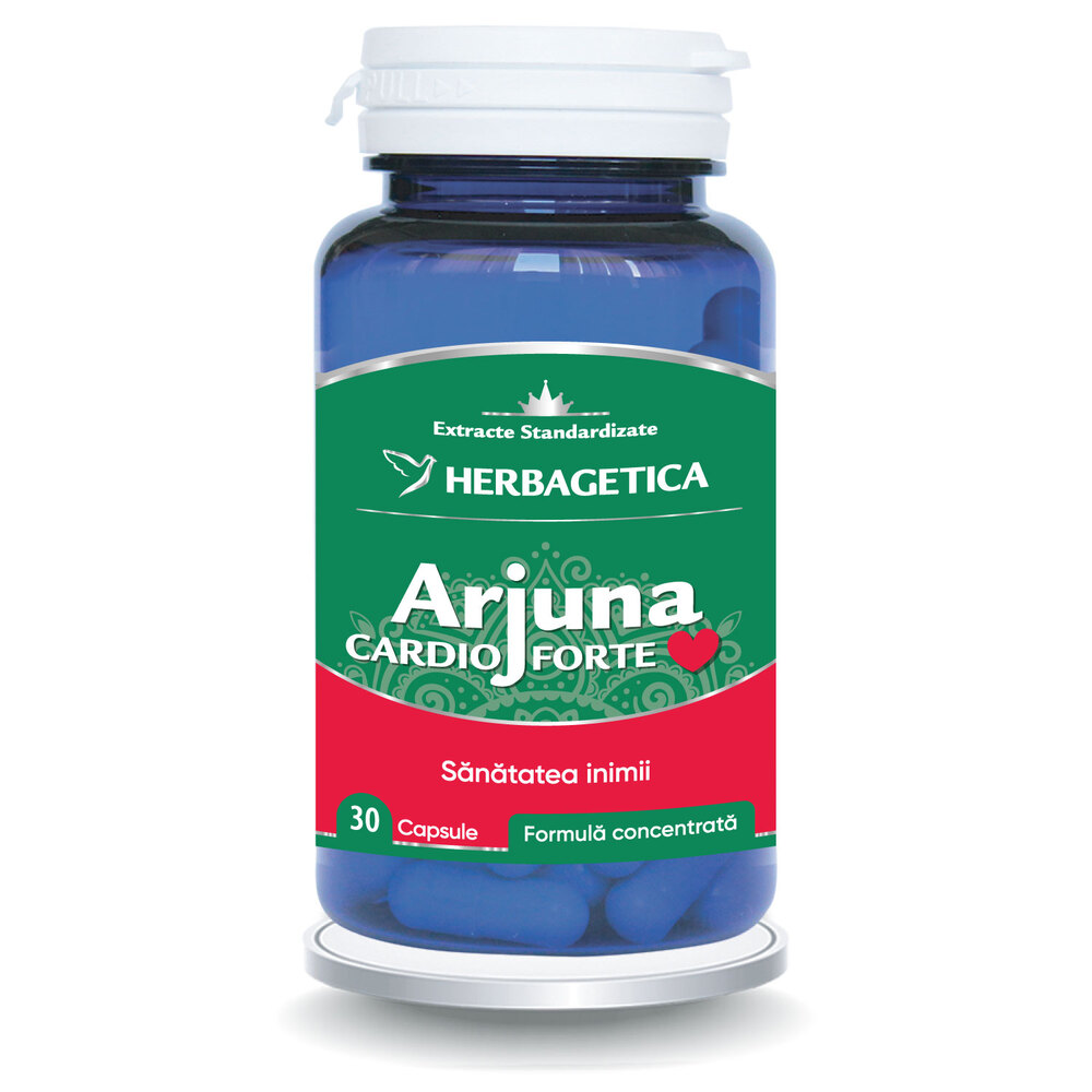Arjuna Cardio Forte, 30 capsule, Herbagetica