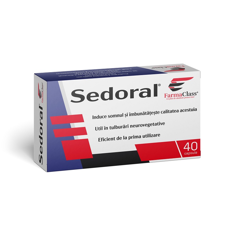 Sedoral, 40 capsule, FarmaClass