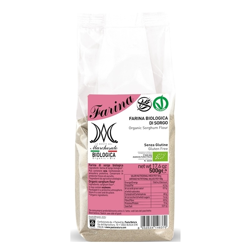 Faina bio de sorg fara gluten, 500 g, Marchesato