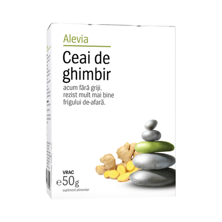 Ceai de ghimbir, 50 g, Alevia 