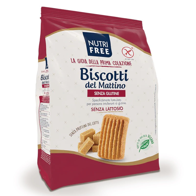 Biscuiti fara gluten pentru dimineata Biscotti, 400 g, Nutrifree