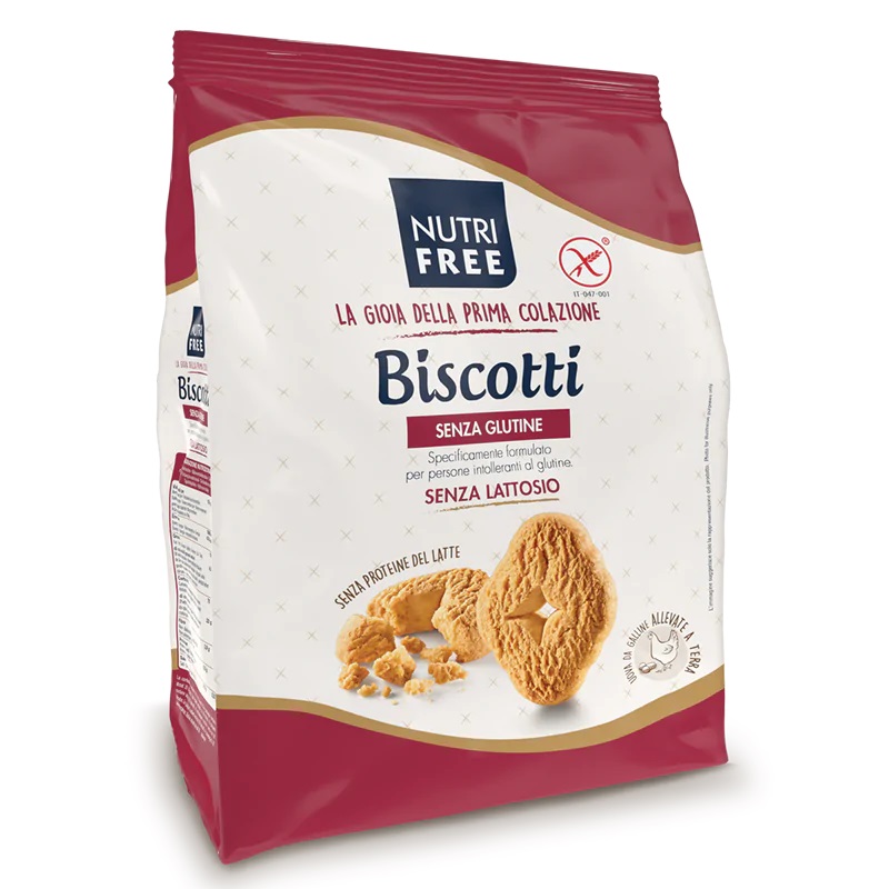 Biscuiti fara gluten pentru mic dejun Biscotti, 400 g, Nutrifree