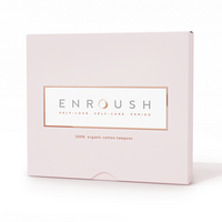 Tampoane bumbac organic Mini, 16 bucati, Enroush