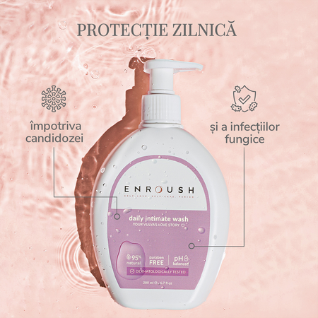 Gel intim antibacterian, 200 ml, Enroush 557843