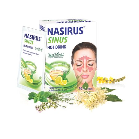 Nasirus Sinus Hot drink, 10 plicuri, Plant Extrakt 734330