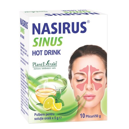 Nasirus Sinus Hot drink, 10 plicuri, Plant Extrakt