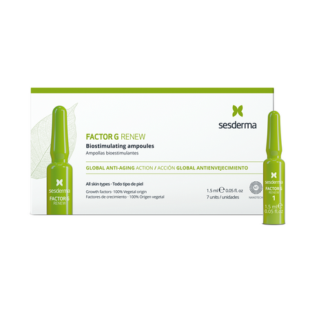 Tratatment insensiv anti-imbatranire Factor G Renew, 7 fiole x 1.5 ml, Sesderma