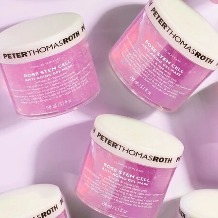 Masca gel pentru fata Rose Stem Cell Anti-Aging Gel Mask, 150 ml, Peter Thomas Roth 558097