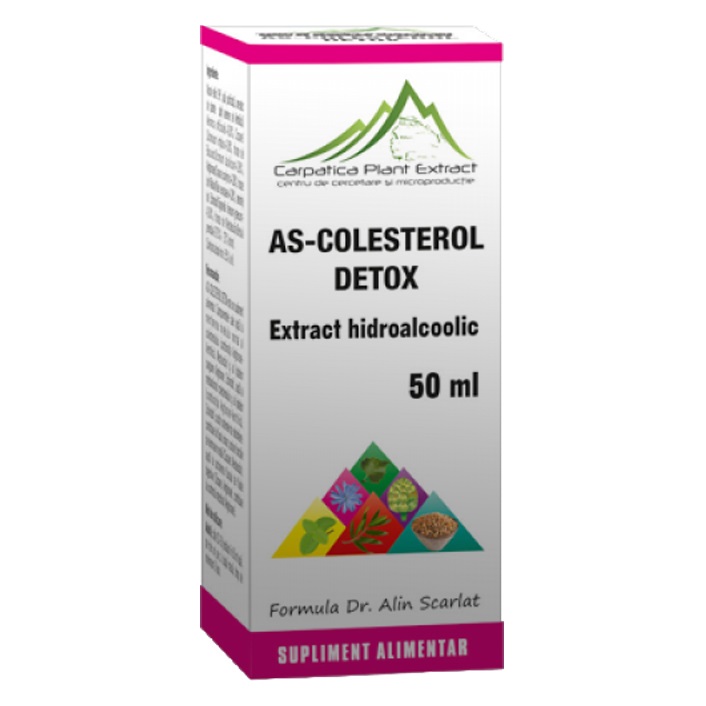 As-Colesterol Detox, 50 ml, Carpatica Plant Extract