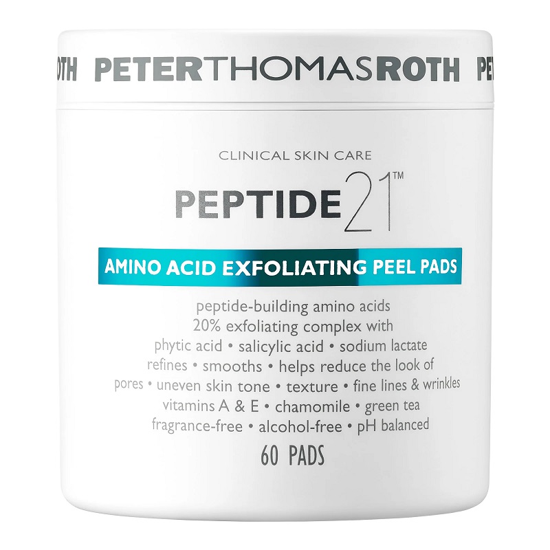 Dischete peeling Peptide 21 Amino Acid Exfoliating Peel Pads, 60 bucati, Peter Thomas Roth