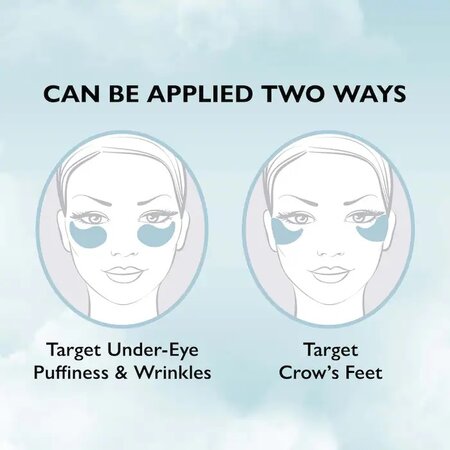 Plasturi Water Drench Hyaluronic Cloud Hydra-Gel Eye Patches, 60 bucati, Peter Thomas Roth 558141