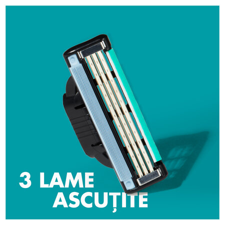 Rezerve pentru aparatul de ras Mach3, 4 bucati, Gillette 558204