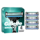 Rezerve pentru aparatul de ras Mach3, 4 bucati, Gillette 558202