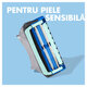 Rezerve pentru aparatul de ras cu aloe Skinguard Sensitive, 4 bucati, Gillette 558214