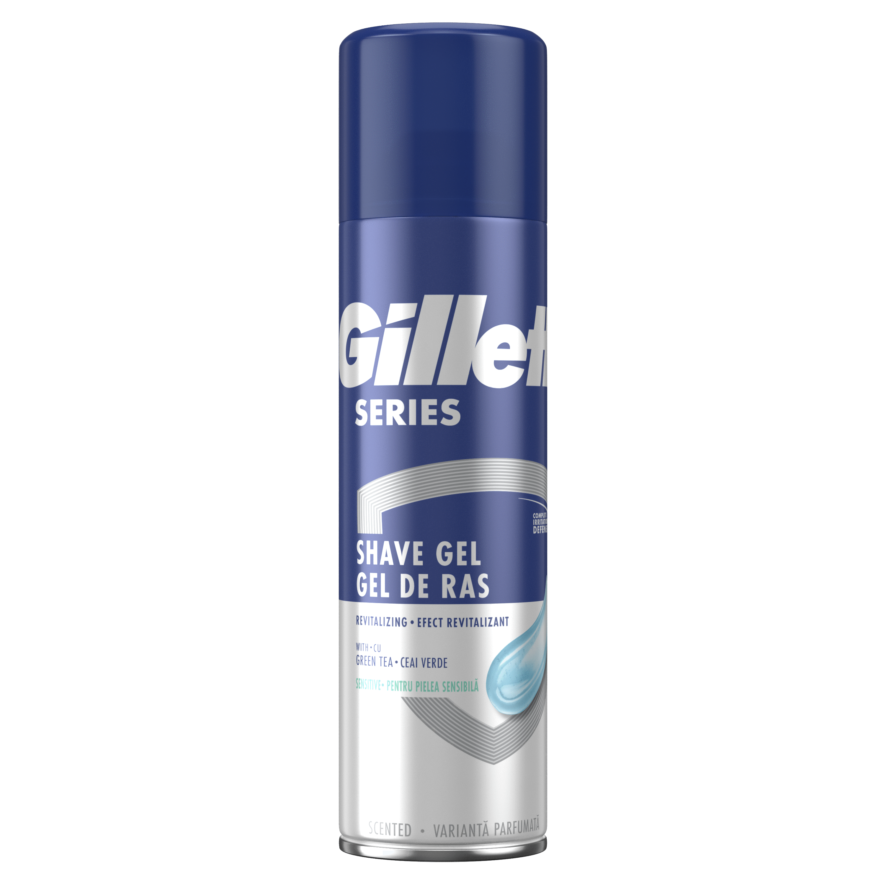 Gel de ras revitalizant cu ceai verde Series, 200 ml, Gillette