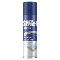Gel de ras revitalizant cu ceai verde Series, 200 ml, Gillette