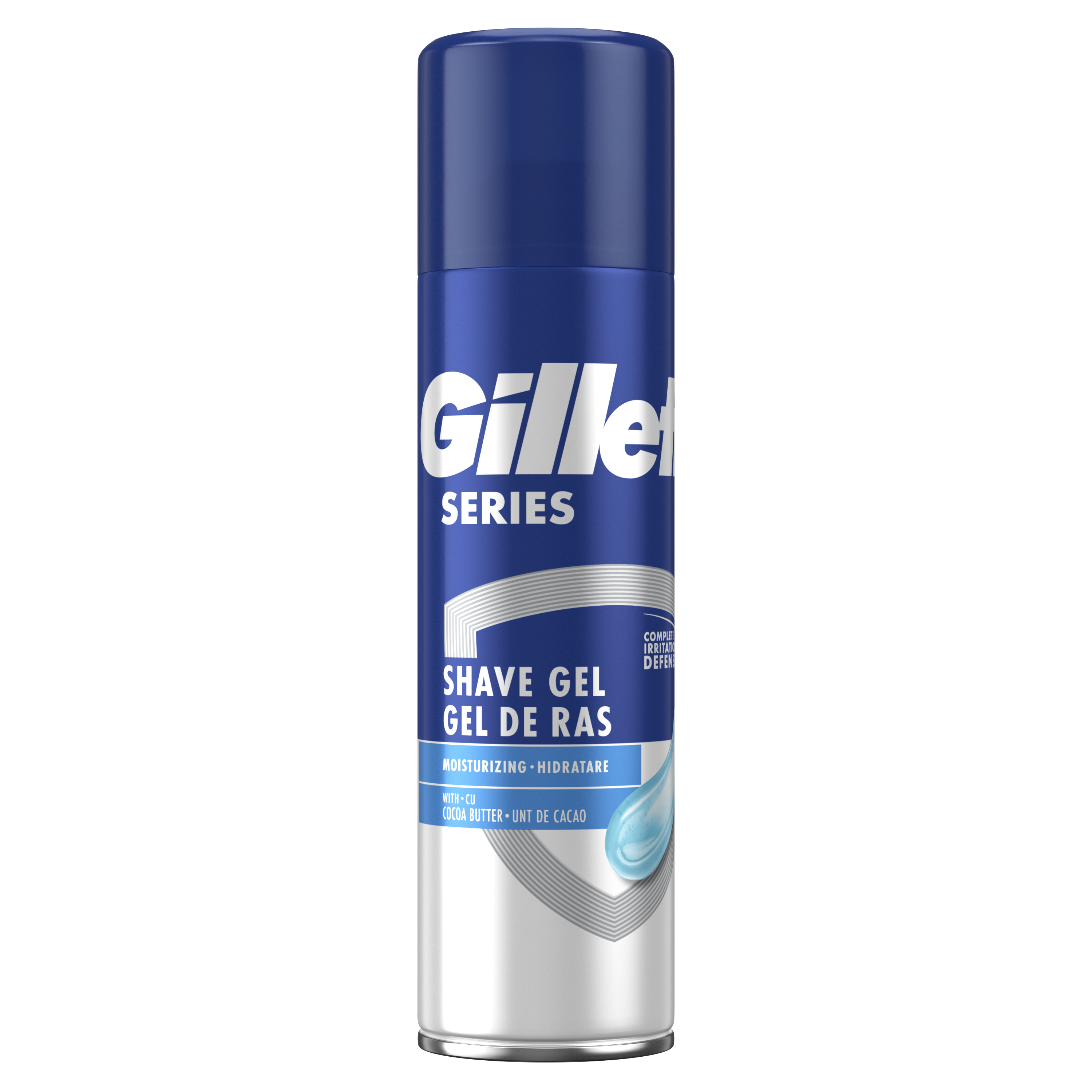 Gel de ras hidratant cu unt de cacao Series, 200 ml, Gillette