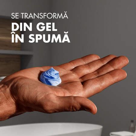 Gel de ras hidratant cu unt de cacao Fusion, 200 ml, Gillette 558284
