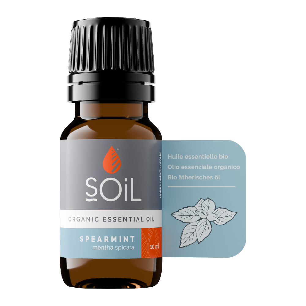 Ulei esential Spearmint - Menta Creata 100% Organic, 10 ml, SOiL