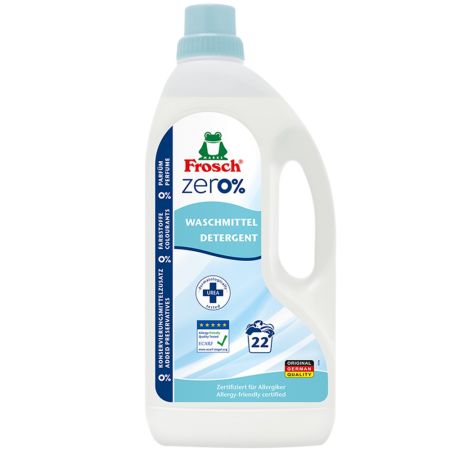 Detergent pentru rufe Zero% Sensitive, 1500 ml, Frosch