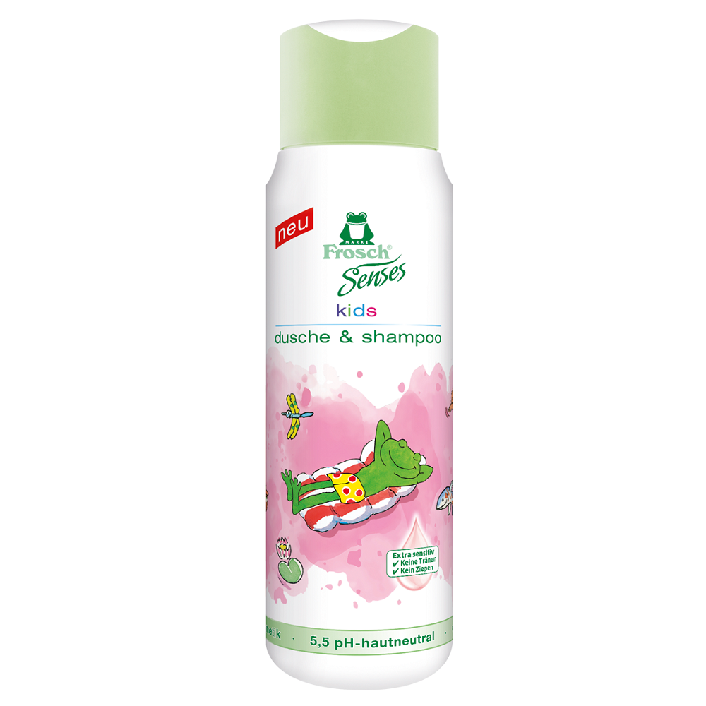 Gel de dus si sampon pentru copii, 300 ml, Frosch