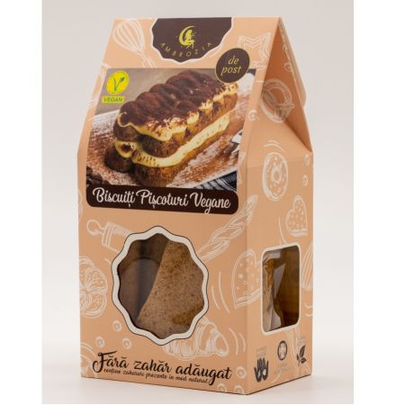 Piscoturi vegane fara zahar adaugat, 130 g, Hiper Ambrozia