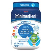 Jeleuri cu extract de echinacea Minimartieni Gummy, 60 bucati, Walmark