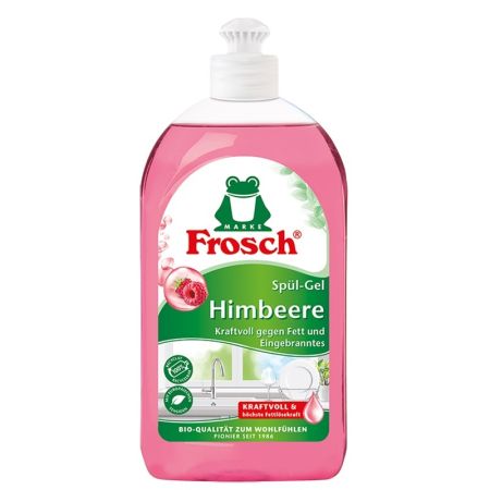 Detergent lichid de vase cu zmeura, 500 ml, Frosch