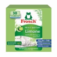 Pastile pentru masina de spalat vase cu lime All in One, 30 pastile, Frosch
