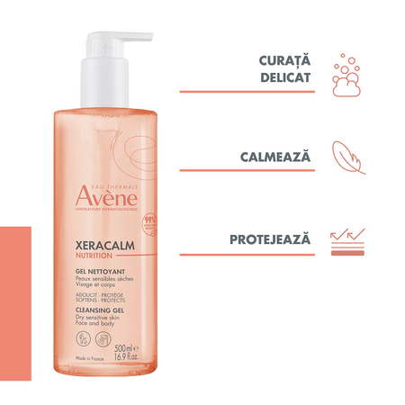 Gel de curatare Xeracalm Nutrition, 500 ml, Avene 558587