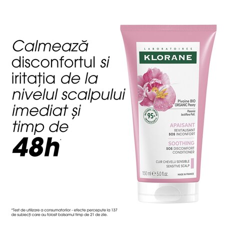 Balsam Bio cu extract de bujor, 150 ml, Klorane 672135