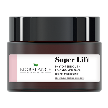 Crema hidratanta cu Fito-Retinol 1% + L-Carnosina 0.2% Super Lift, 50 ml, Bio Balance
