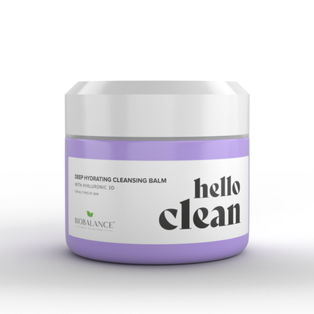 Balsam 3 in 1 cu acid hialuronic pentru curatare faciala Hello Clean, 100 ml, Bio Balance