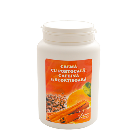 Crema cu portocale, cafeina si scortisoara, 1 L, Kosmo Line