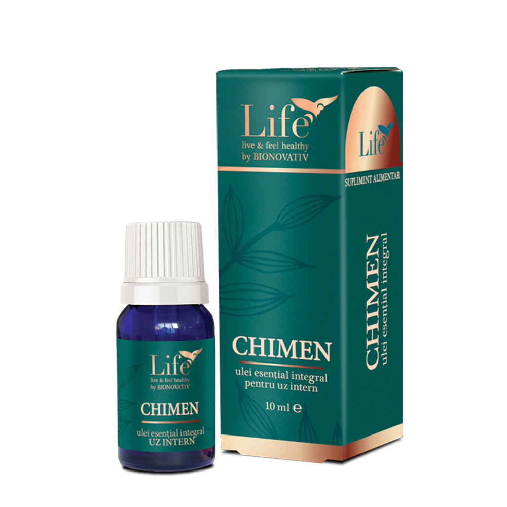 Ulei esential integral de chimen, 10 ml, Bionovativ