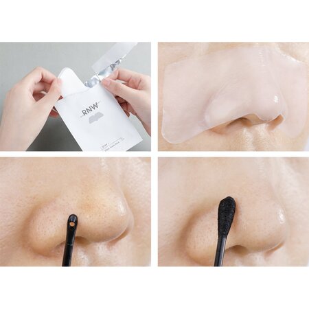 Plasturi in doi pasi pentru puncte negre si sebum, 10 bucati, RNW 558876