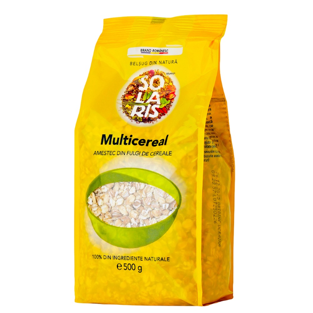 Amestec din fulgi de cereale, 500 g, Solaris