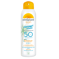 Lotiune spray pentru protectie solara Coconut Oasis, SPF 50, 150 ml, Elmiplant Sun