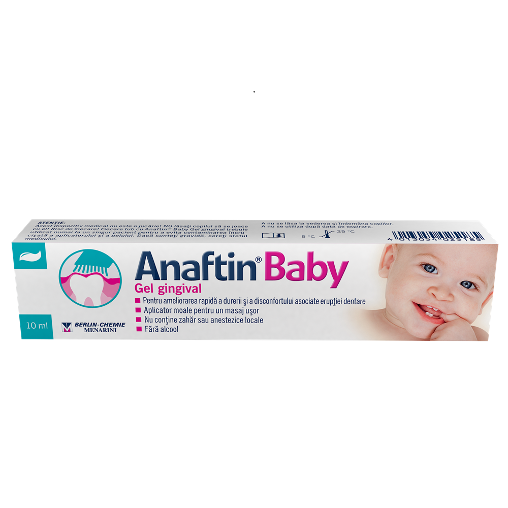 Gel gingival Anaftin Baby, 10 ml, Sinclair Pharma