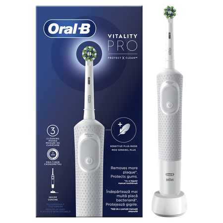 Periuta de dinti electrica Vitality Pro Alb, Oral-B