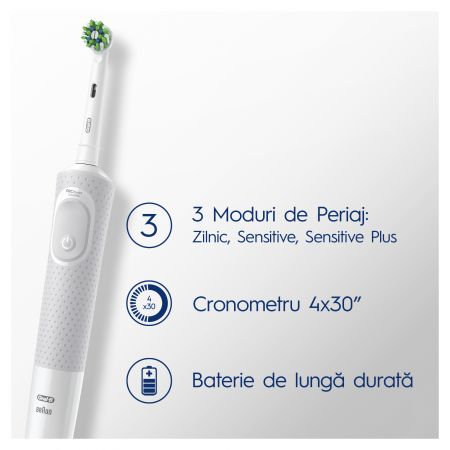 Periuta de dinti electrica Vitality Pro Alb, Oral-B 559092