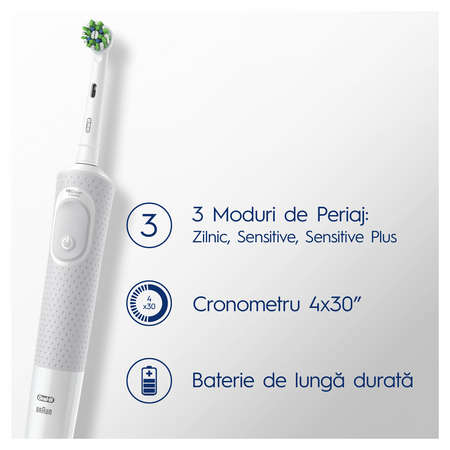Periuta de dinti electrica Vitality Pro Alb, Oral-B 559092
