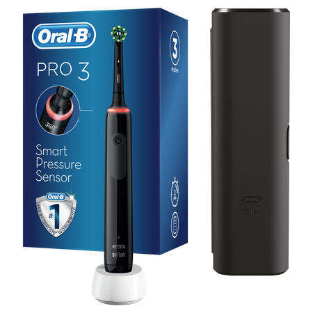 Periuta de dinti electrica Pro 3 Cross Action Negru, Oral-B