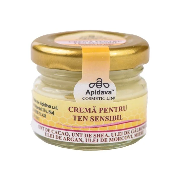 Crema pentru ten sensibil, 30 ml, Apidava