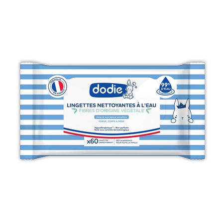 Servetele umede pentru nou nascuti 3 in 1, 60 bucati, Dodie 561536